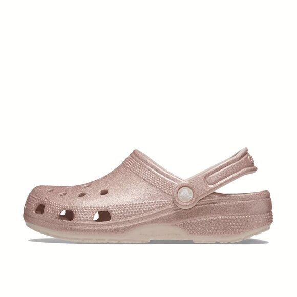 NEW CROCS Sizes 6-10 Women's Classic Glitter Clog - Quartz Glitter - Picture 5 of 7